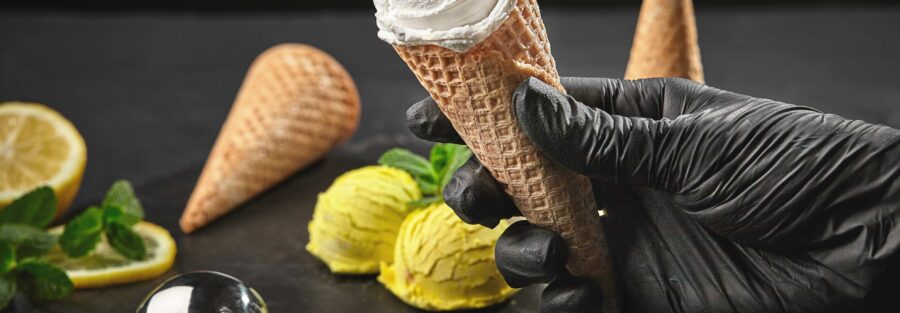 Fresh artisanal ice cream